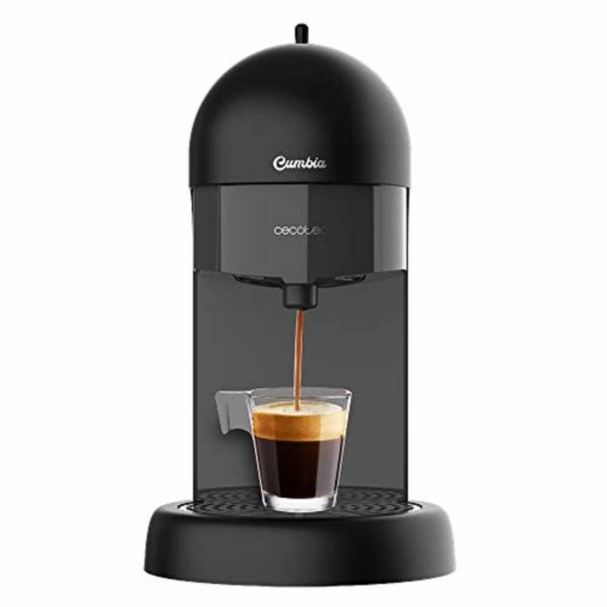 Cafetera express - 01596 CECOTEC, 1100 W, 600 ml, 1 tazas, Negro