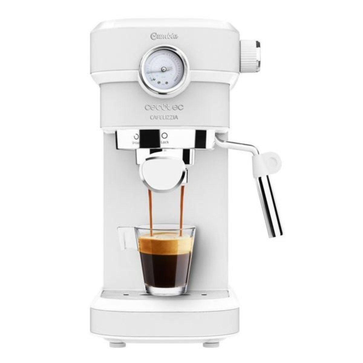 Cafetera express - Cafelizzia 790 White Pro CECOTEC, 1350 W, 1,2 l, White