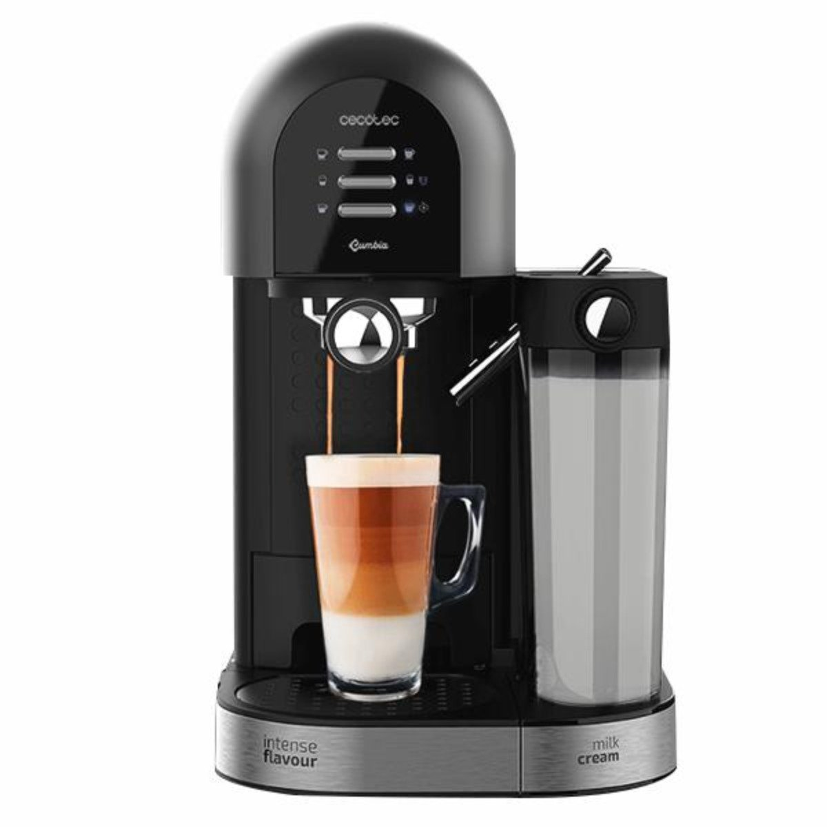 CECOTEC Cumbia Power Chic 20 Schwarz Instant-ccino Kaffemaschine
