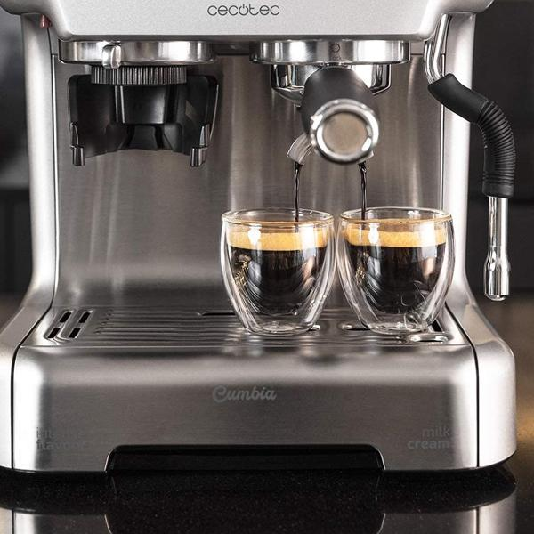 Espresso 2,4 Aromax L Kaffeemaschine Cumbia 20 Grau Power Barista CECOTEC