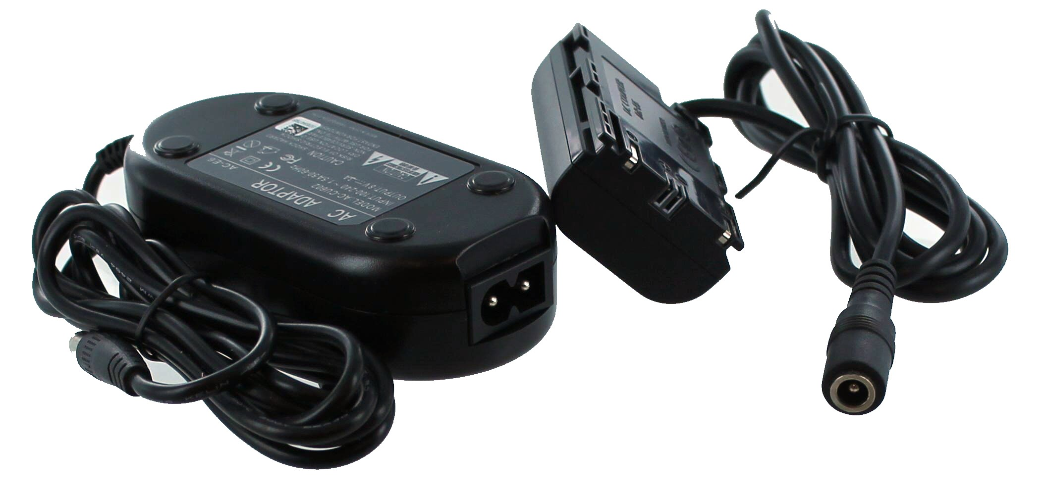 kompatibel Netzteil/Ladegerät 7.4 Volt, Netzteil-Kuppler mit MOBILOTEC Canon EOS schwarz 60D Canon,