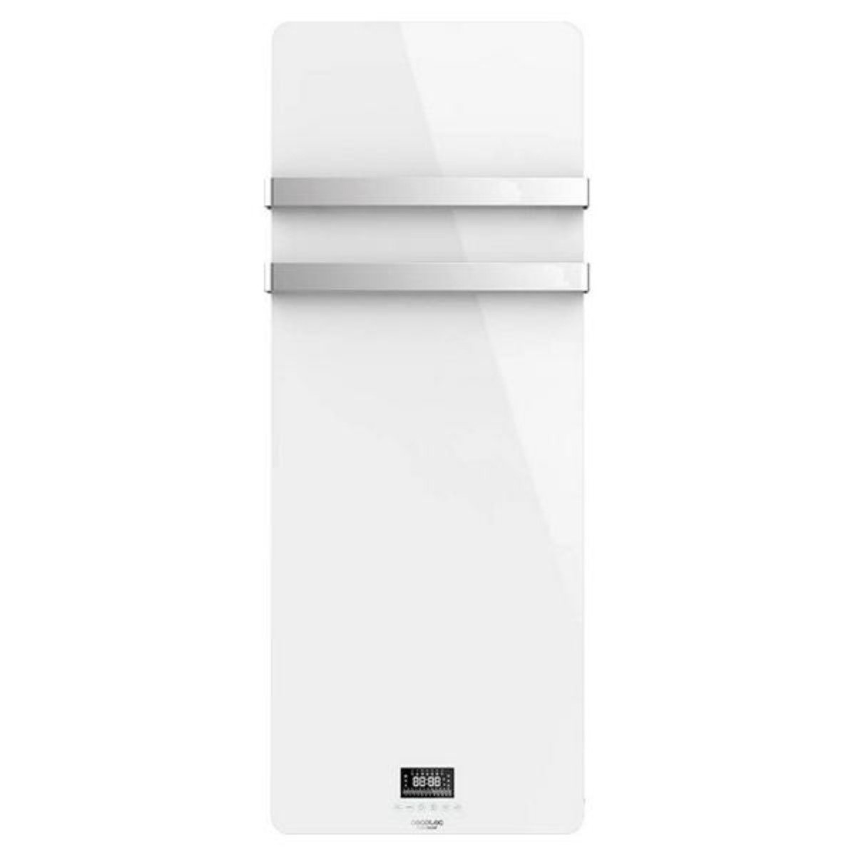 Emisor térmico - Toallero eléctrico ReadyWarm 9870 Crystal Towel CECOTEC, Blanco/Acero