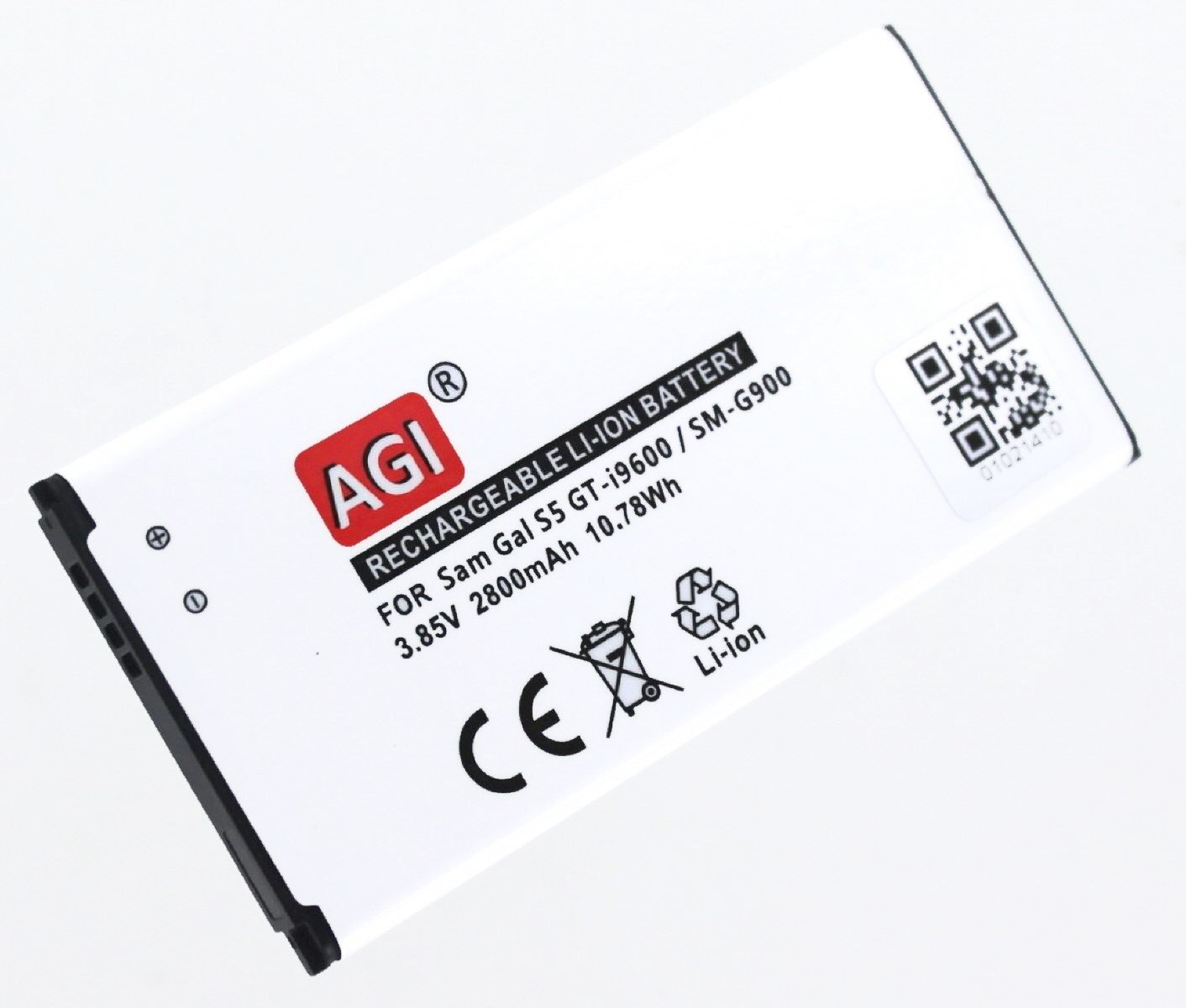AGI Akku Volt, Galaxy Handy-/Smartphoneakku, kompatibel Li-Ion, mit 2800 3.85 mAh Li-Ion S5 Samsung