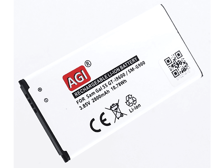 AGI Akku kompatibel mit Samsung EB-BG900 Li-Ion Handy-/Smartphoneakku, Li-Ion, 3.85 Volt, 2800 mAh