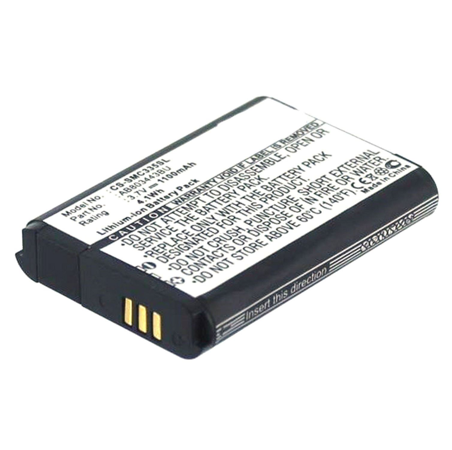 Li-Ion 1100 C3350 Samsung Li-Ion, Volt, Handy-/Smartphoneakku, kompatibel mAh Akku 3.7 AGI mit
