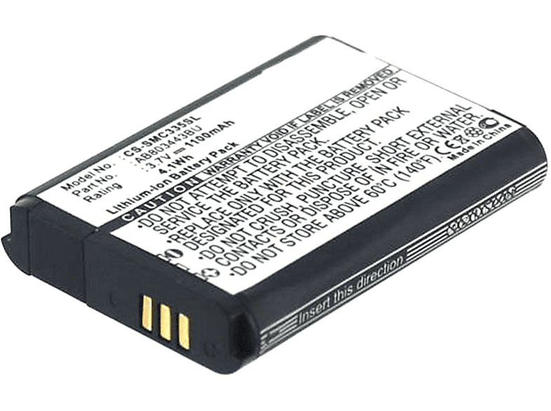 AGI Akku kompatibel mit Samsung C3350 Li-Ion Handy-/Smartphoneakku, Li-Ion, 3.7 Volt, 1100 mAh