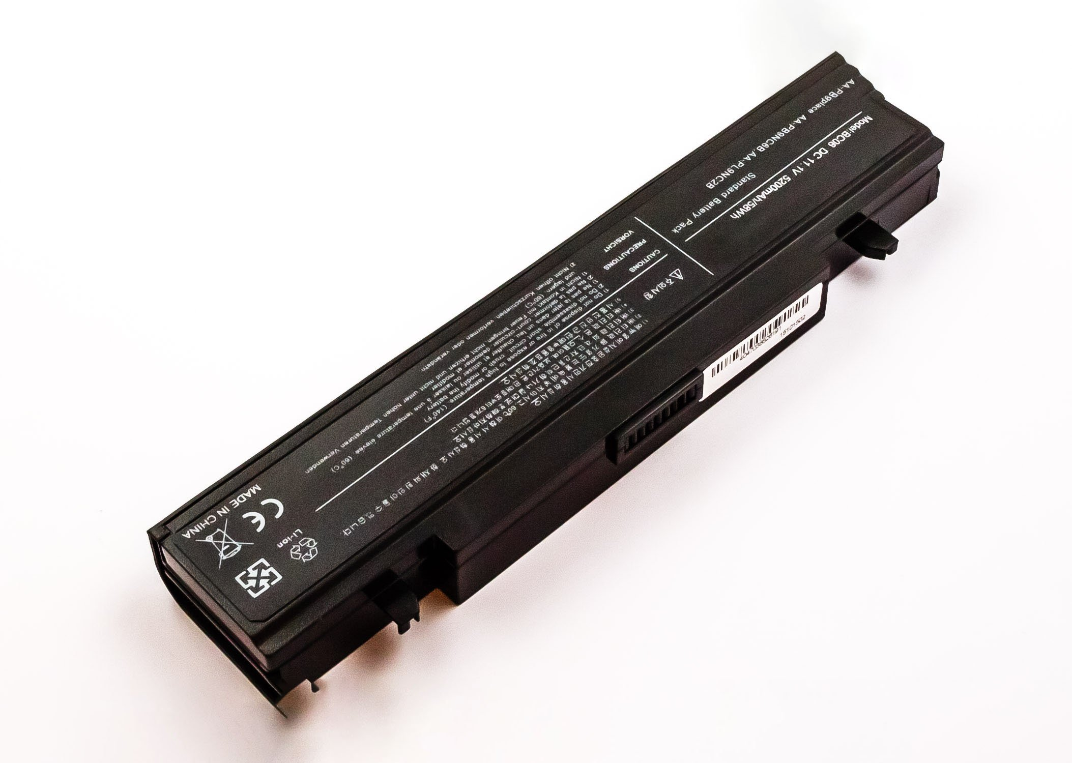 AGI Akku kompatibel mit Samsung mAh Li-Ion NP-RV511-A02DE 10.8 Volt, Notebookakku, 4400