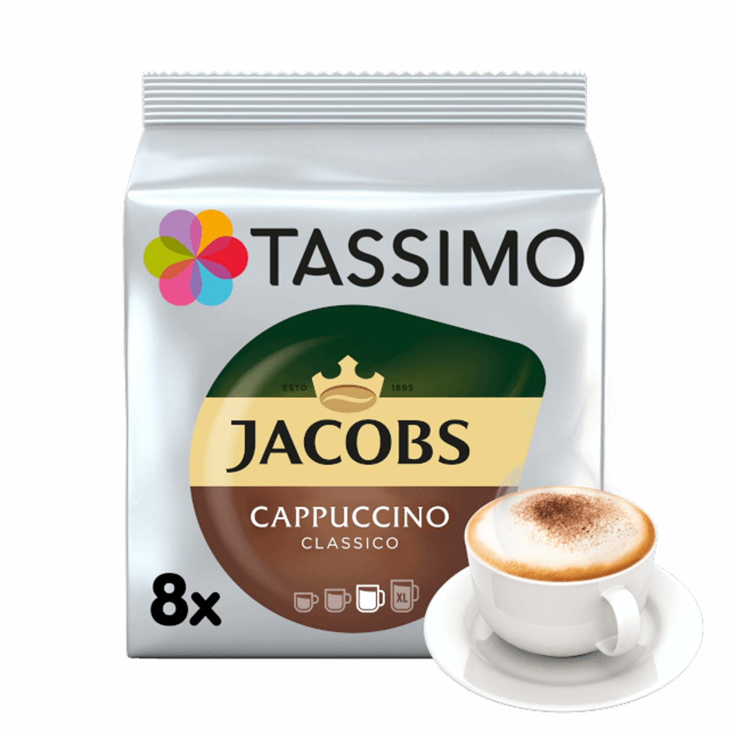 Jacobs Kapseln Classico Cappuccino TASSIMO