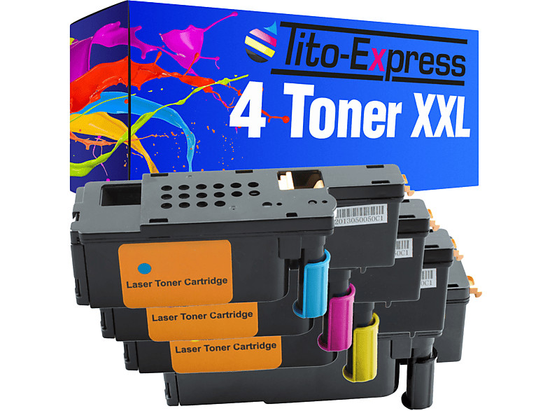 TITOEXPRESS PLATINUMSERIE 6000 XL Toner Black, Cyan, Magenta, Yellow