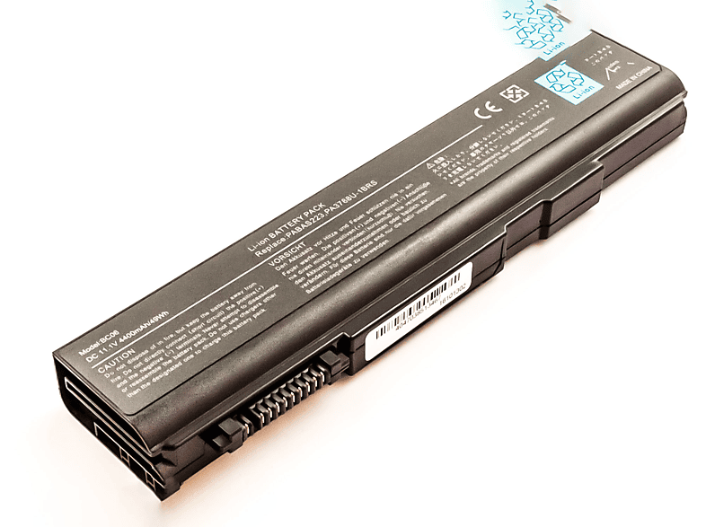 AGI Akku kompatibel Toshiba Tecra mit 10.8 mAh Notebookakku, Li-Ion, Li-Ion 4400 S11-11H Volt