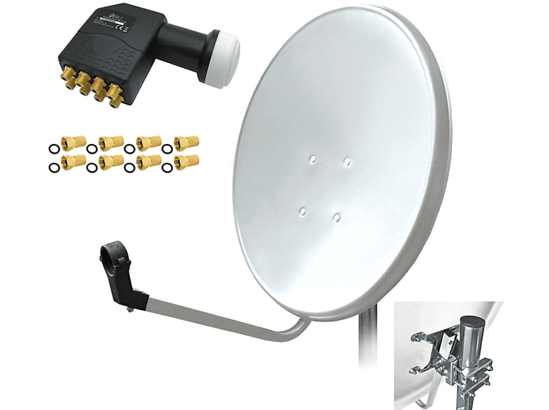 Anlage Satelliten cm, LNB) ARLI Set (60 Sat Octo