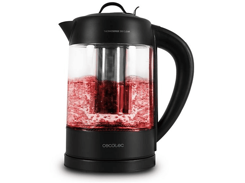 CECOTEC ThermoSense 390 Clear Wasserkocher, Schwarz