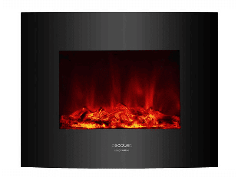 Chimenea el ctrica CECOTEC ReadyWarm 2600 Curved Flames 2000 W