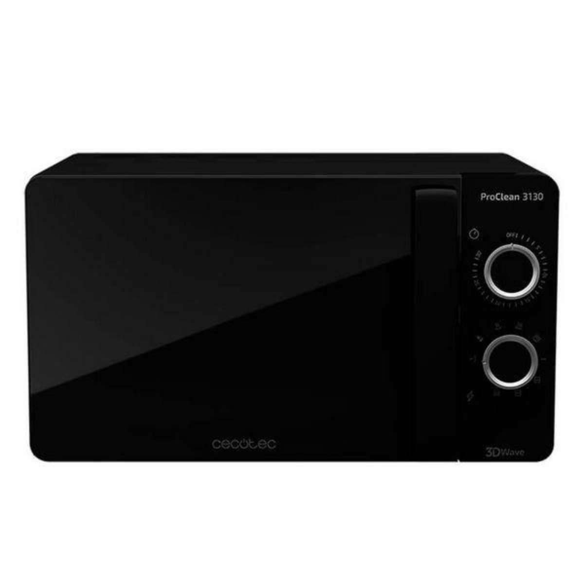 Microondas libre instalación - ProClean 3130 CECOTEC, 700 W, 3 potencia, 1 l, Black