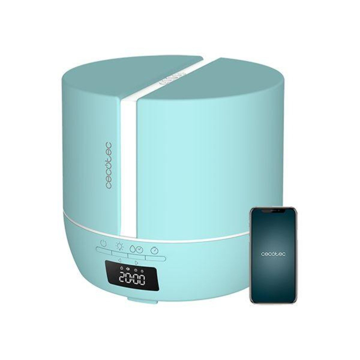 Difusor de aromas - PureAroma 550 Connected Sky CECOTEC, 500 ml, 30 m²m², Blue
