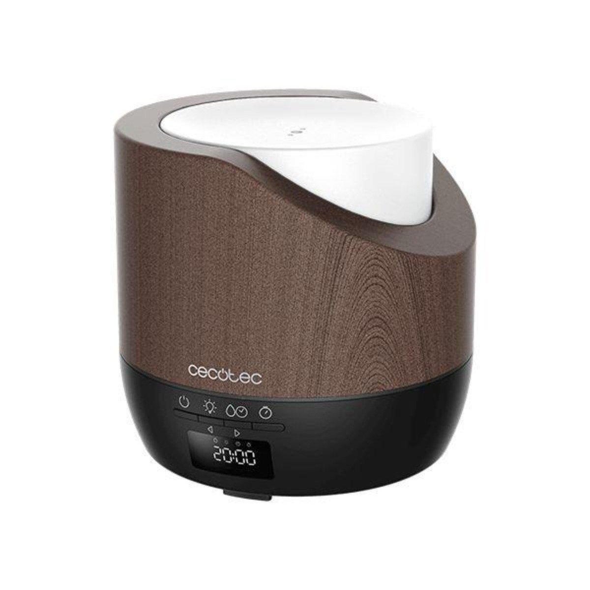 500 Diffuser Braun Black Watt, Smart Raumgröße: 30 (15,6 CECOTEC Woody m²) PureAroma