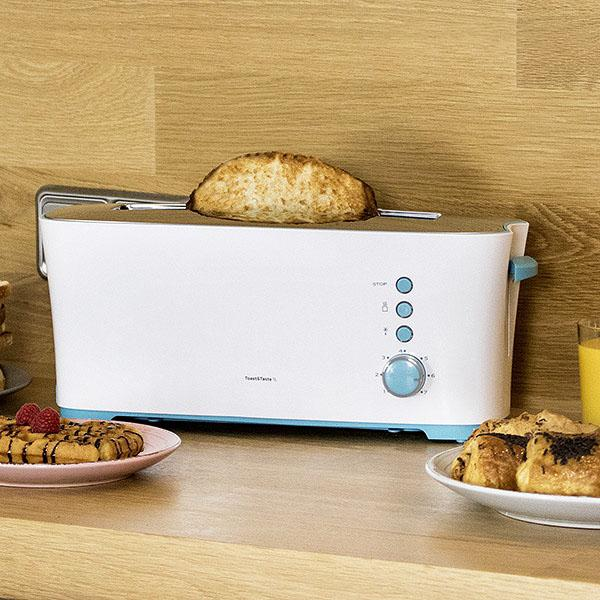 Taste Toaster L CECOTEC 1) Weiß (1000 Watt, 1 3028 Schlitze: