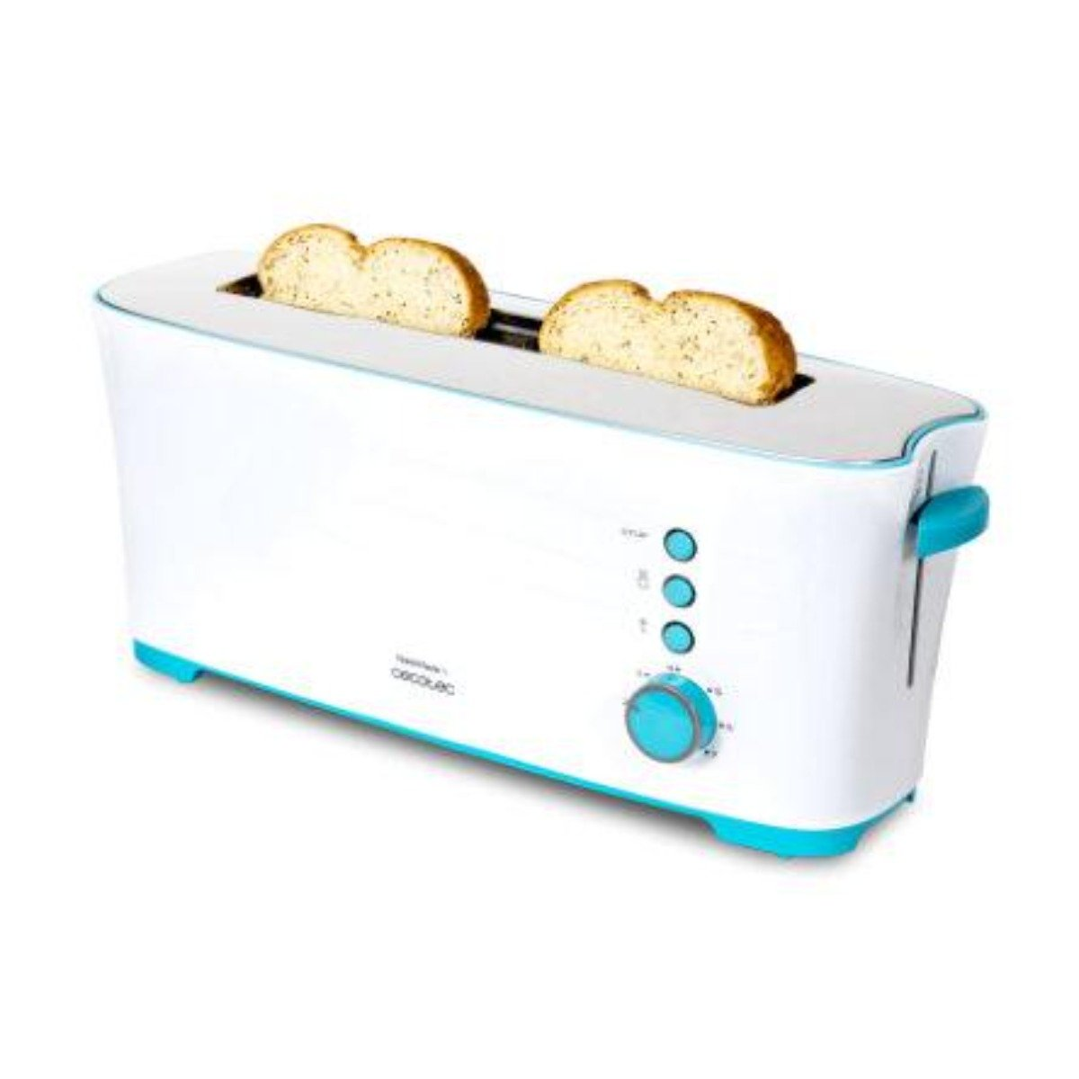 CECOTEC Taste 1 L 3028 Toaster (1000 Watt, Schlitze: Weiß 1)