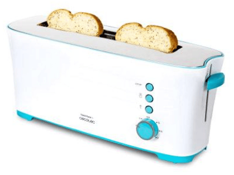 Taste Toaster L CECOTEC 1) Weiß (1000 Watt, 1 3028 Schlitze: