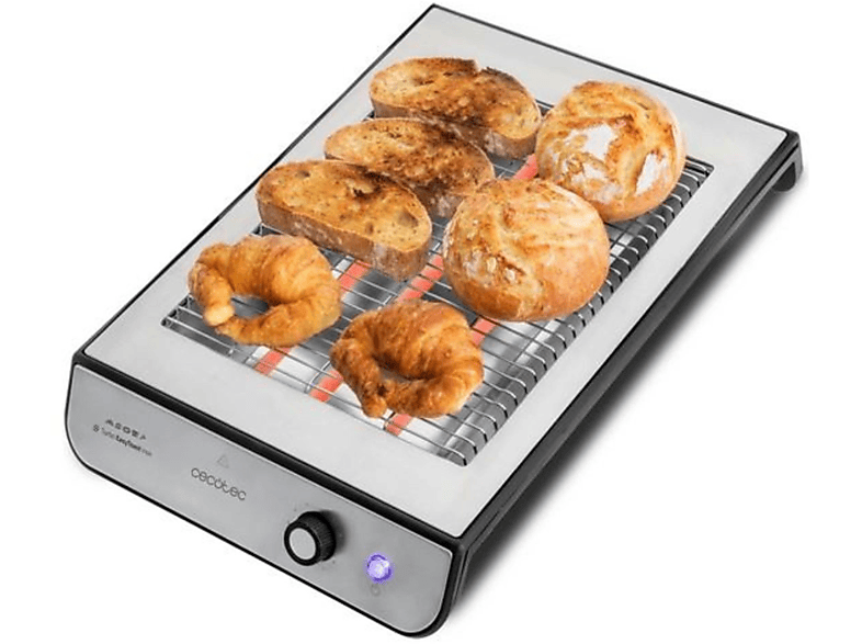 CECOTEC (900 Schlitze: Schwarz EasyToast Turbo Watt, 0) Toaster