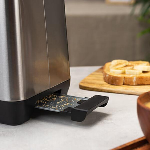 CECOTEC BigToast Double Toaster (1000 Watt, 2) Grau Schlitze