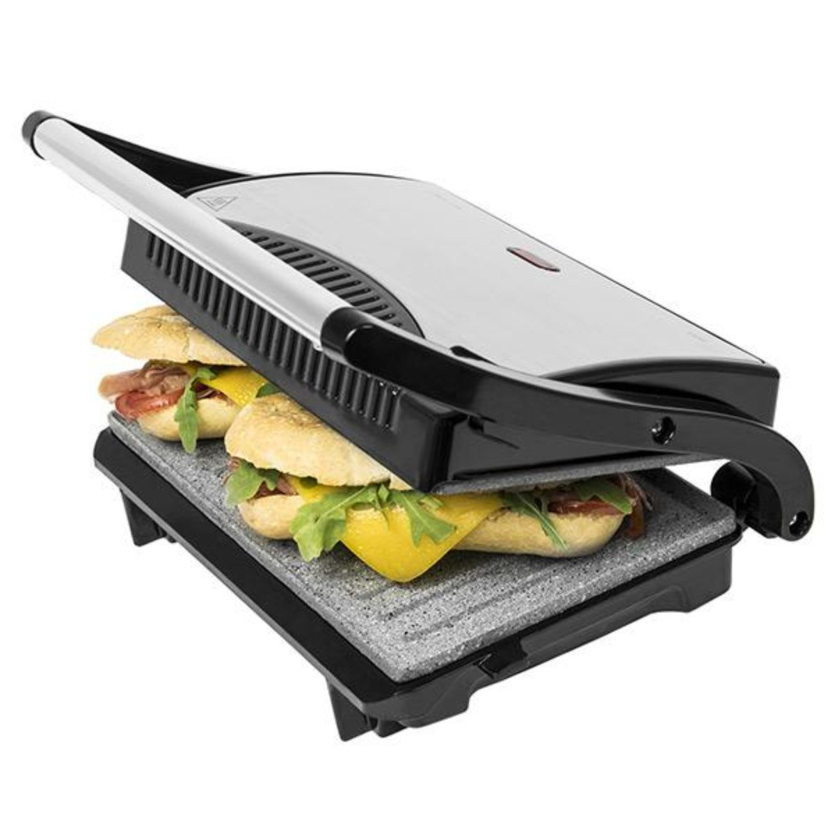 Planchas de asar - Rock'nGrill 700 CECOTEC, 700 W, 40 cm, plata