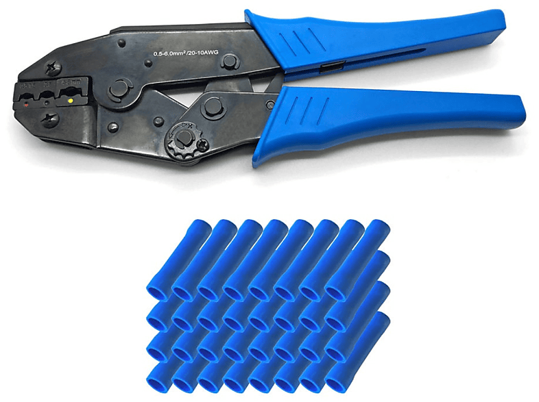 Blau Crimpzange, ARLI Set 50x Stossverbinder