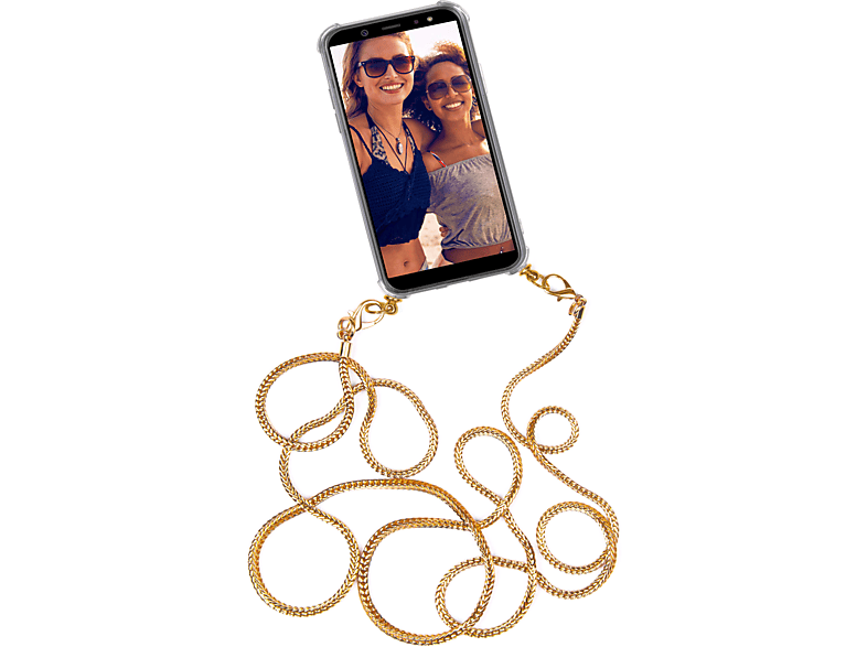 ONEFLOW Twist Case mit Backcover, Kette, OnePlus, Gold Nord
