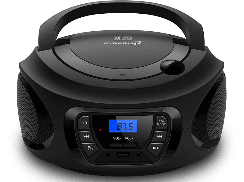 | Kinder | Player Radio | CD Memphis Tragbares CD-Player CL-600 Radio Tragbarer Stereo CYBERLUX Black