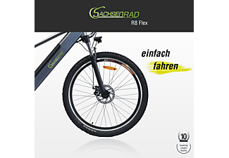LEICKE Sachsenrad E-Bike R8 All Terrain Bike (ATB) (Laufradgröße: 27 Zoll, Unisex-Rad, 400, schwarz)