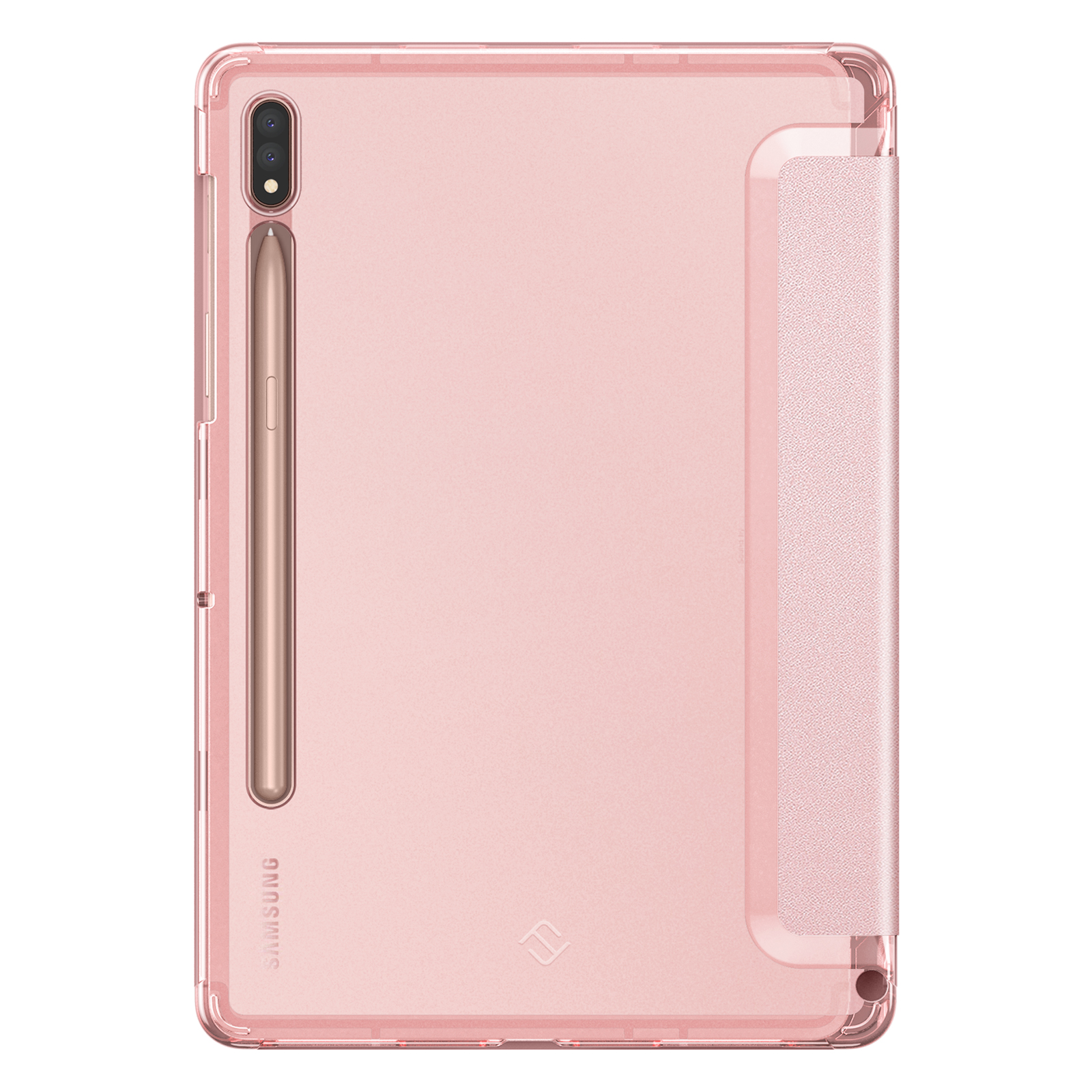 FINTIE Hülle Kunstleder, Tablethülle Bookcover für Samsung Roségold