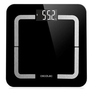 Báscula de baño - CECOTEC 4090, 180 kg, Negro