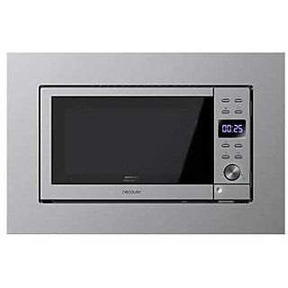 Microondas integrable - CECOTEC GrandHeat 2000 Built-in Steelblack, 1200 W, 3 potencia, 1 l, Silver