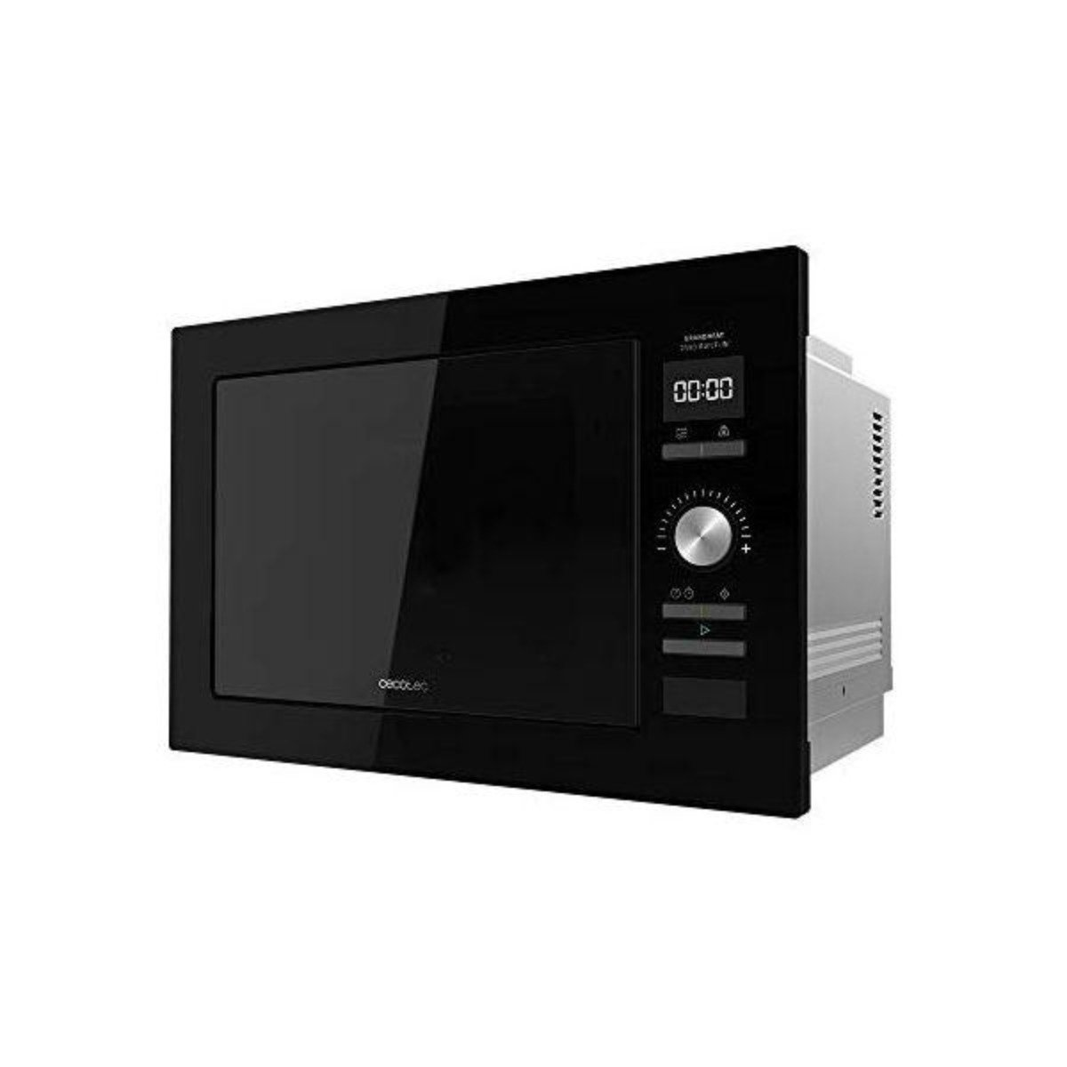 Microondas integrable - GrandHeat 2590 Built-In Black CECOTEC, 1450 W, 3 potencia, 1 l, Black