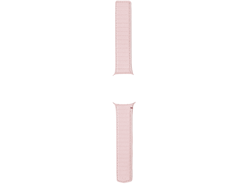 DECODED Traction Strap LITE, Ersatzarmband, Apple, Apple Watch Series 6 / SE / 5 / 4 (40mm) / 3 / 2 / 1 (38mm), Silberrosa | Smartwatch Armbänder