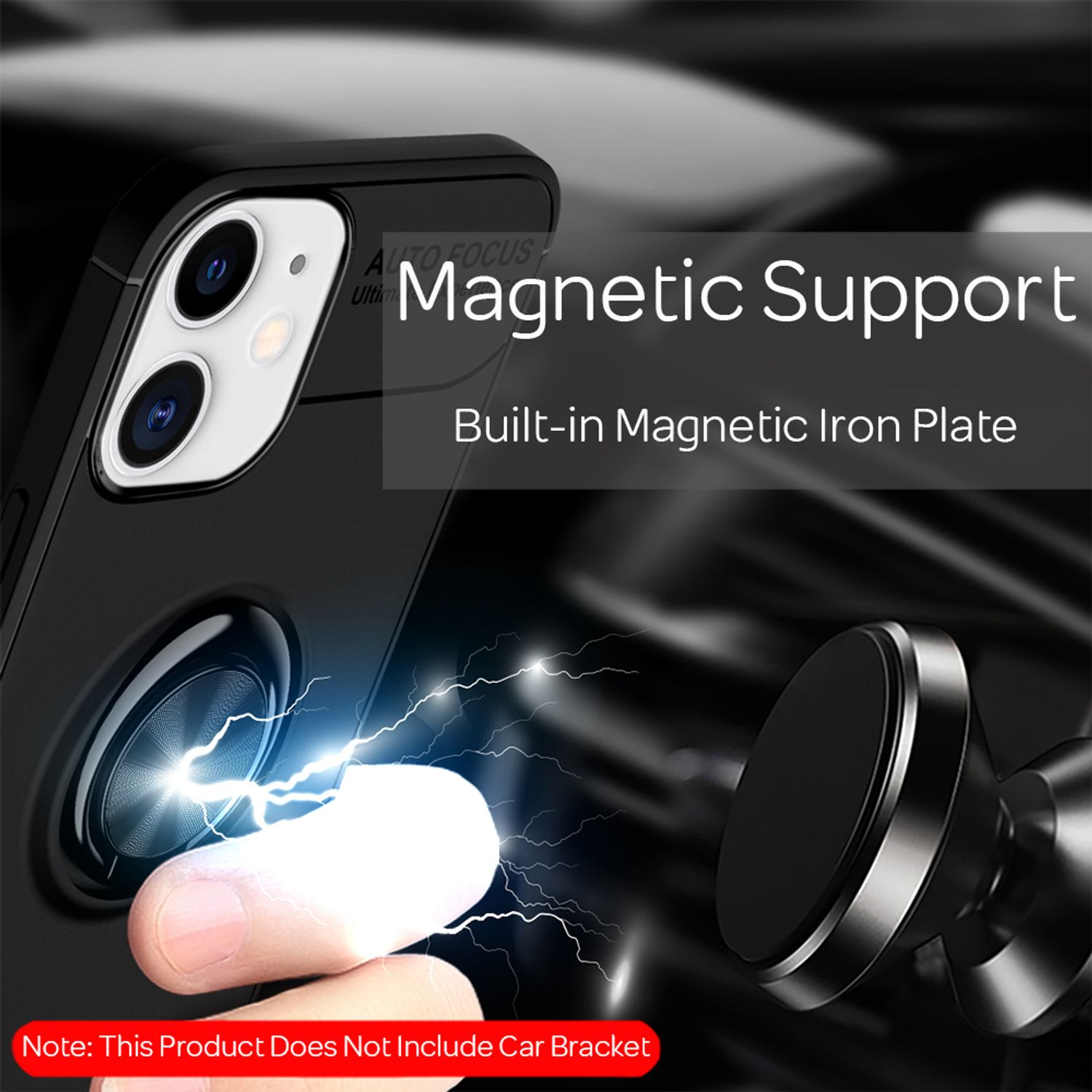 Matte NALIA Ring iPhone Apple, iPhone verfügbar Backcover, 12 Hülle, Pro, Nicht Silikon 12