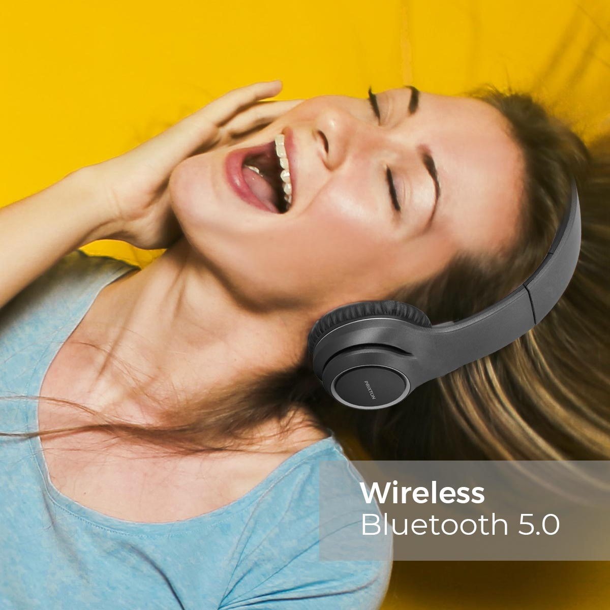 PRIXTON Live Pro Headset Bluetooth ANC, Over-ear Black Kopfhörer