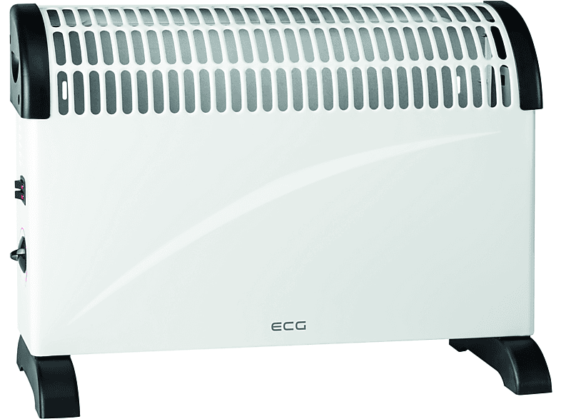 ECG TK 2050 | Konvektorheizgerät | Heizung | 3 Leistungsstufen | Stufenlose Thermostat | weiss | Radiator (2000 Watt) | Elektroradiatoren