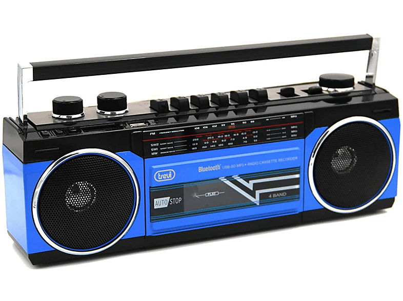 TREVI Radiorekorder RR 501 Radio, DAB, Bluetooth, Blau