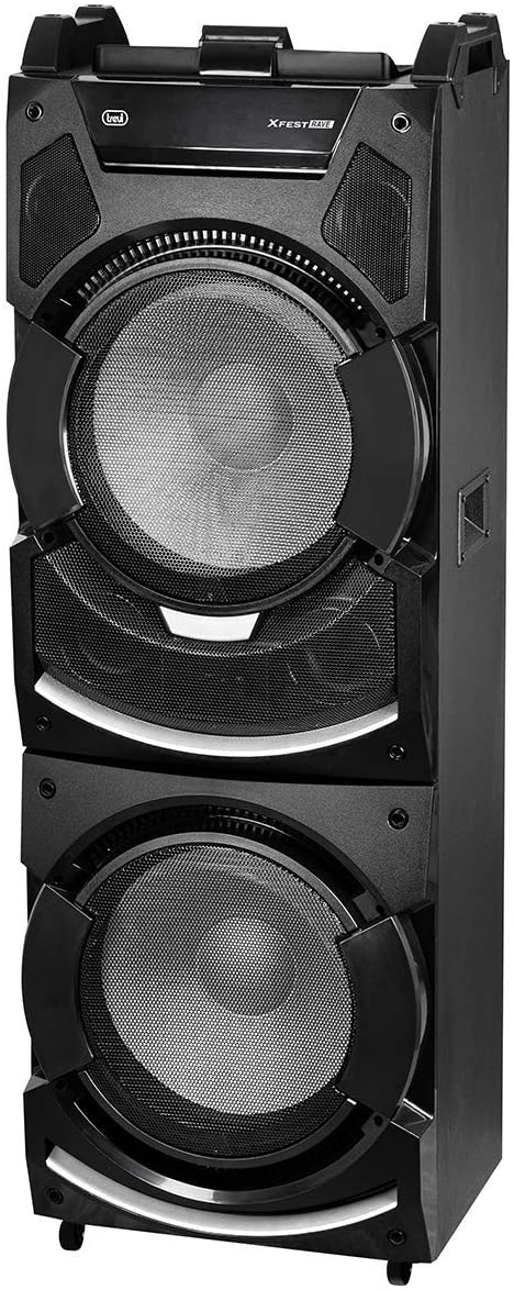 TREVI Jumbo Karaoke Box Karaoke System, schwarz