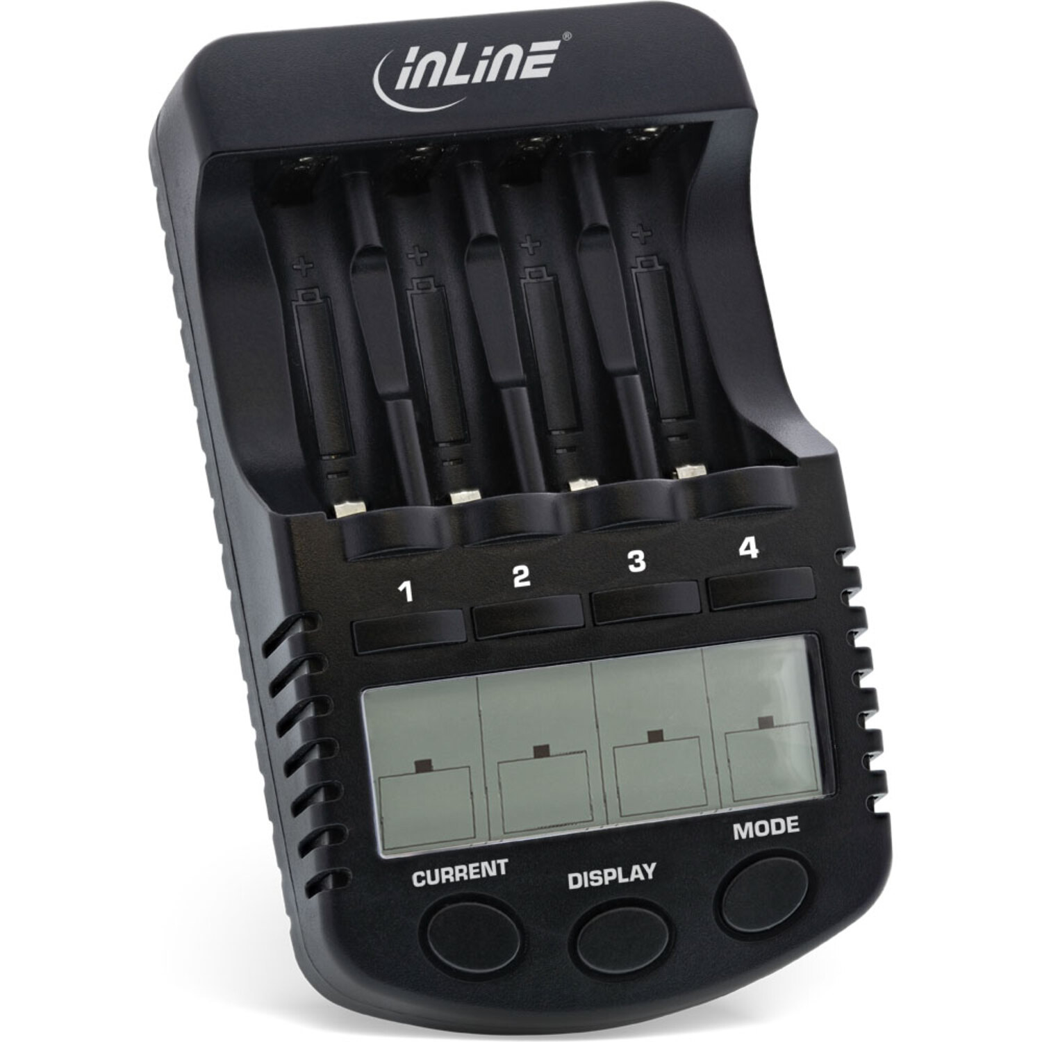 INLINE InLine® Premium Schnell-Ladegerät, und / AAA InLine, NiCd+NiMH Strom Ladegeräte / Multicolour AA