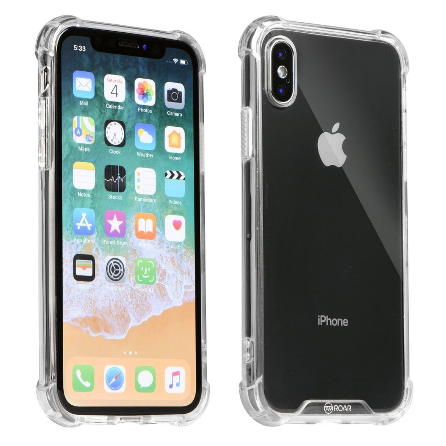 COFI Apple, Roar Plus, Bumper, iPhone Case, 8 Armor Transparent