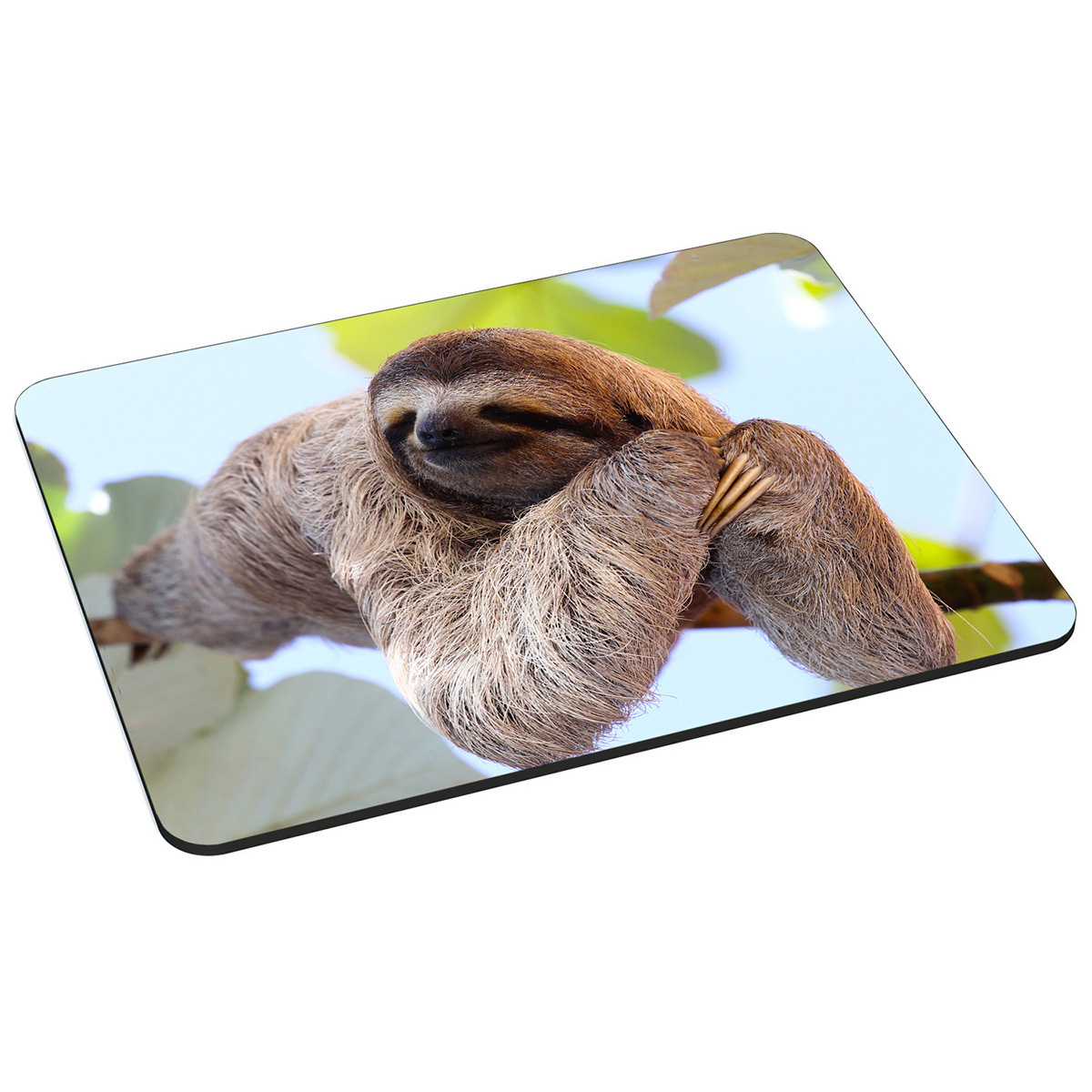 PEDEA Mauspad Design Chilling (18 22 Sloth, Gr. L cm cm) x Mauspad