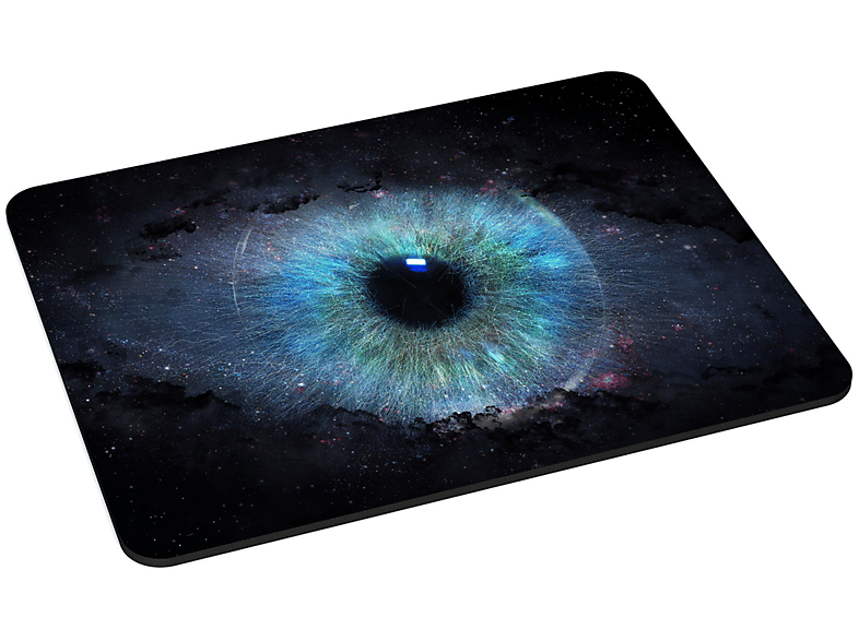 PEDEA Mauspad Design Space Eye, Gr. L Mauspad (18 cm x 22 cm)