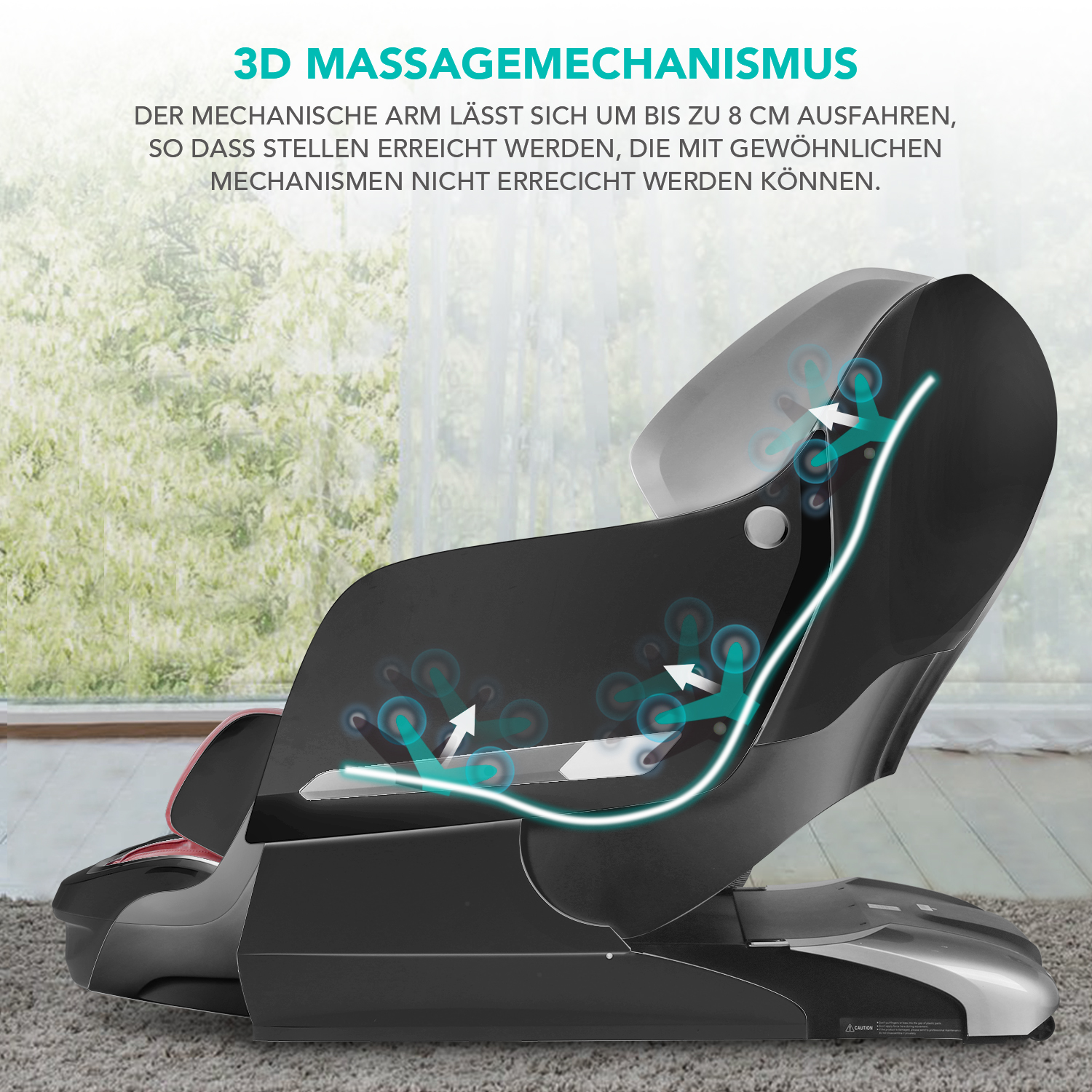 NAIPO MGC-8600BR 3D-Shiatsu Massagesessel