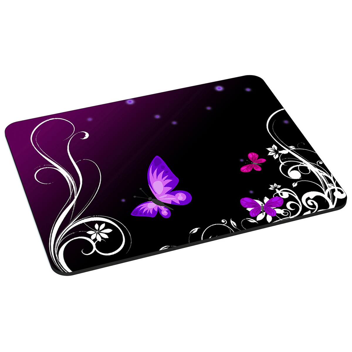 PEDEA Mauspad Design Butterfly, Gr. cm 22 Mauspad x L Purple (18 cm)