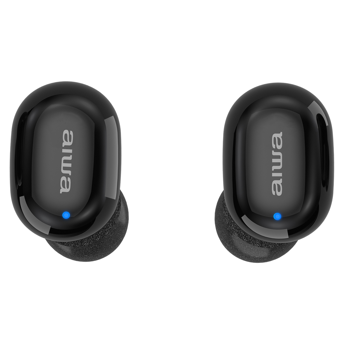 AIWA EBTW-150BK DOT PODS, Kopfhörer Bluetooth Schwarz In-ear