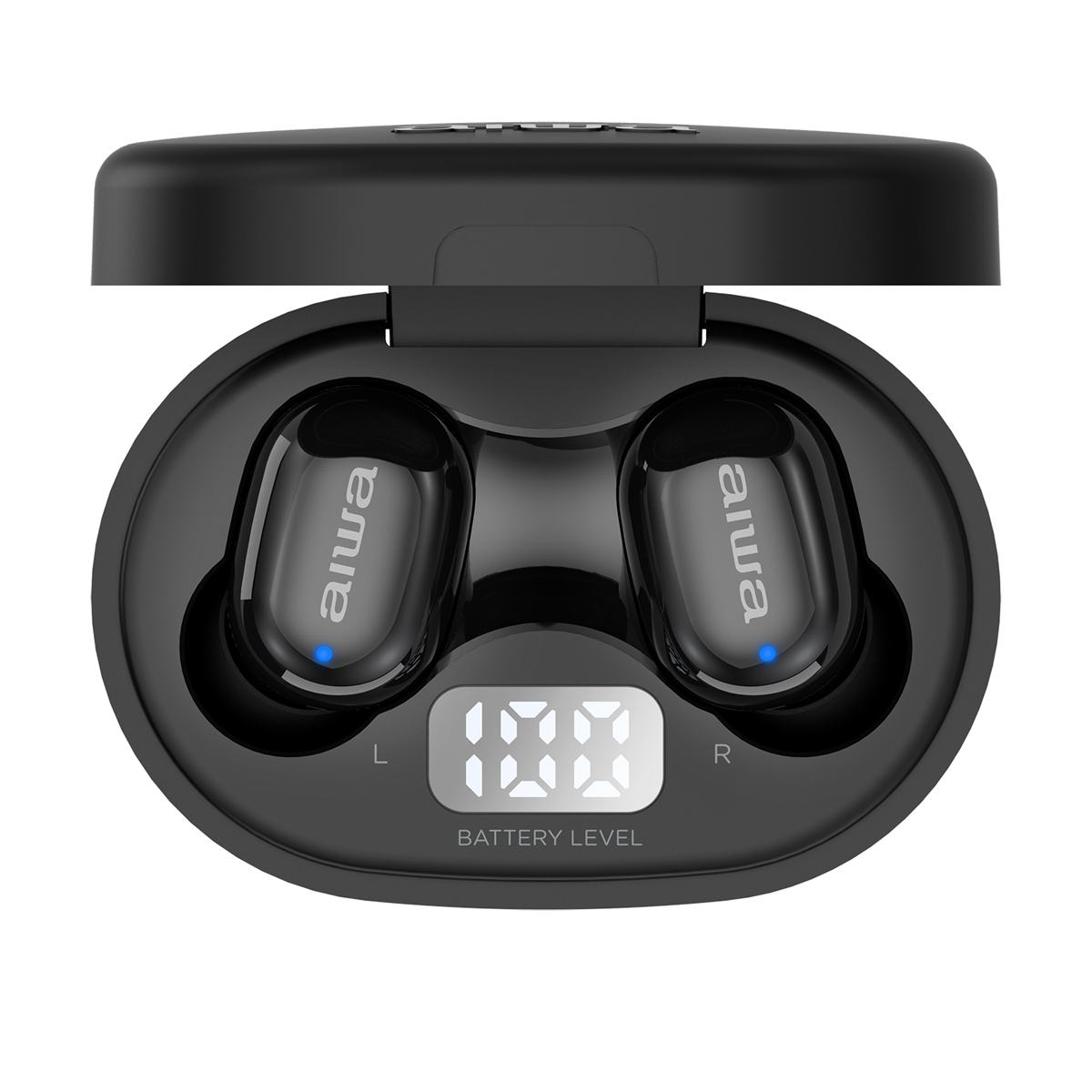 AIWA EBTW-150BK DOT PODS, In-ear Schwarz Bluetooth Kopfhörer