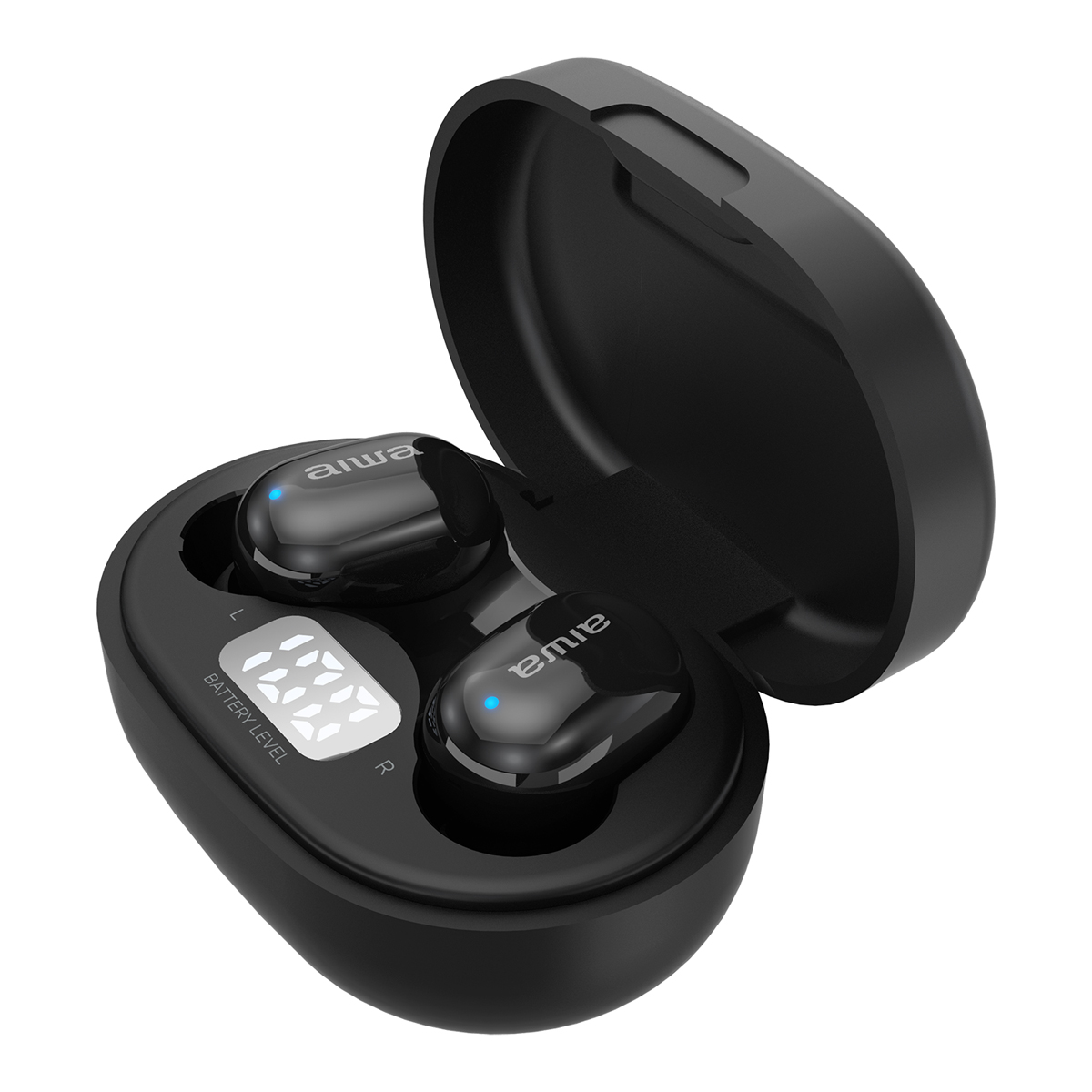 Kopfhörer Bluetooth AIWA EBTW-150BK In-ear Schwarz DOT PODS,