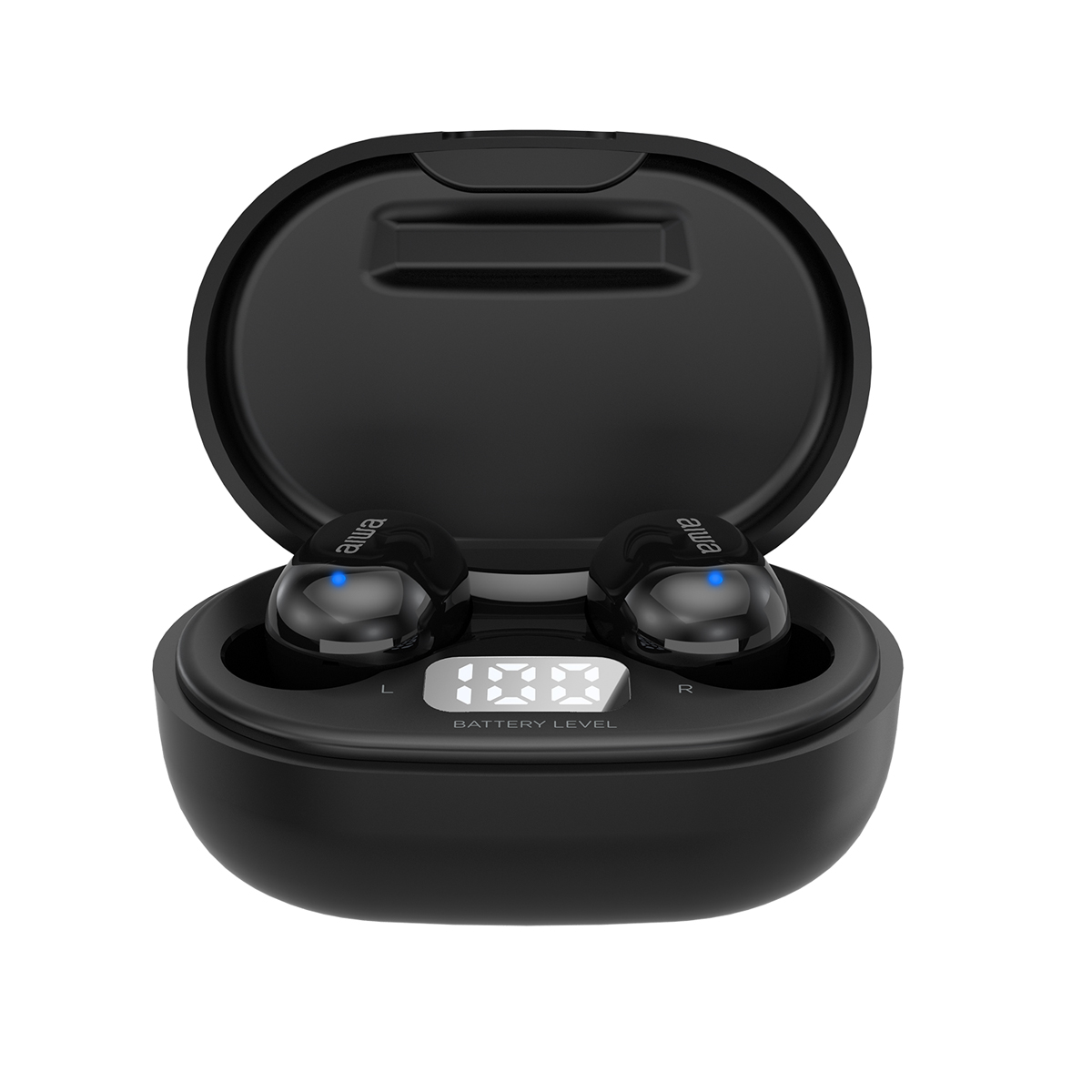 Kopfhörer Bluetooth AIWA EBTW-150BK In-ear Schwarz DOT PODS,